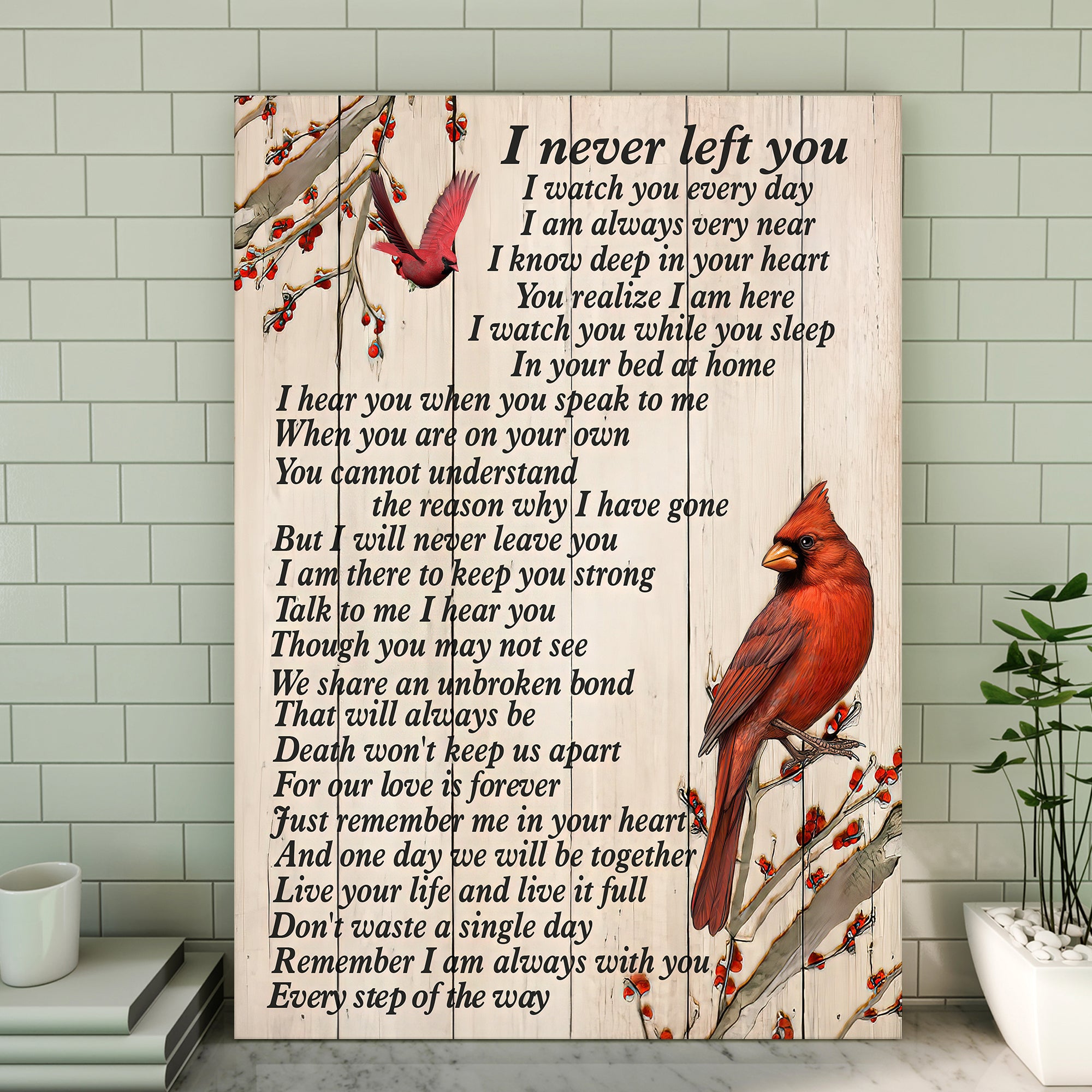 Cardinal Birds Gallery Wrapped Canvas