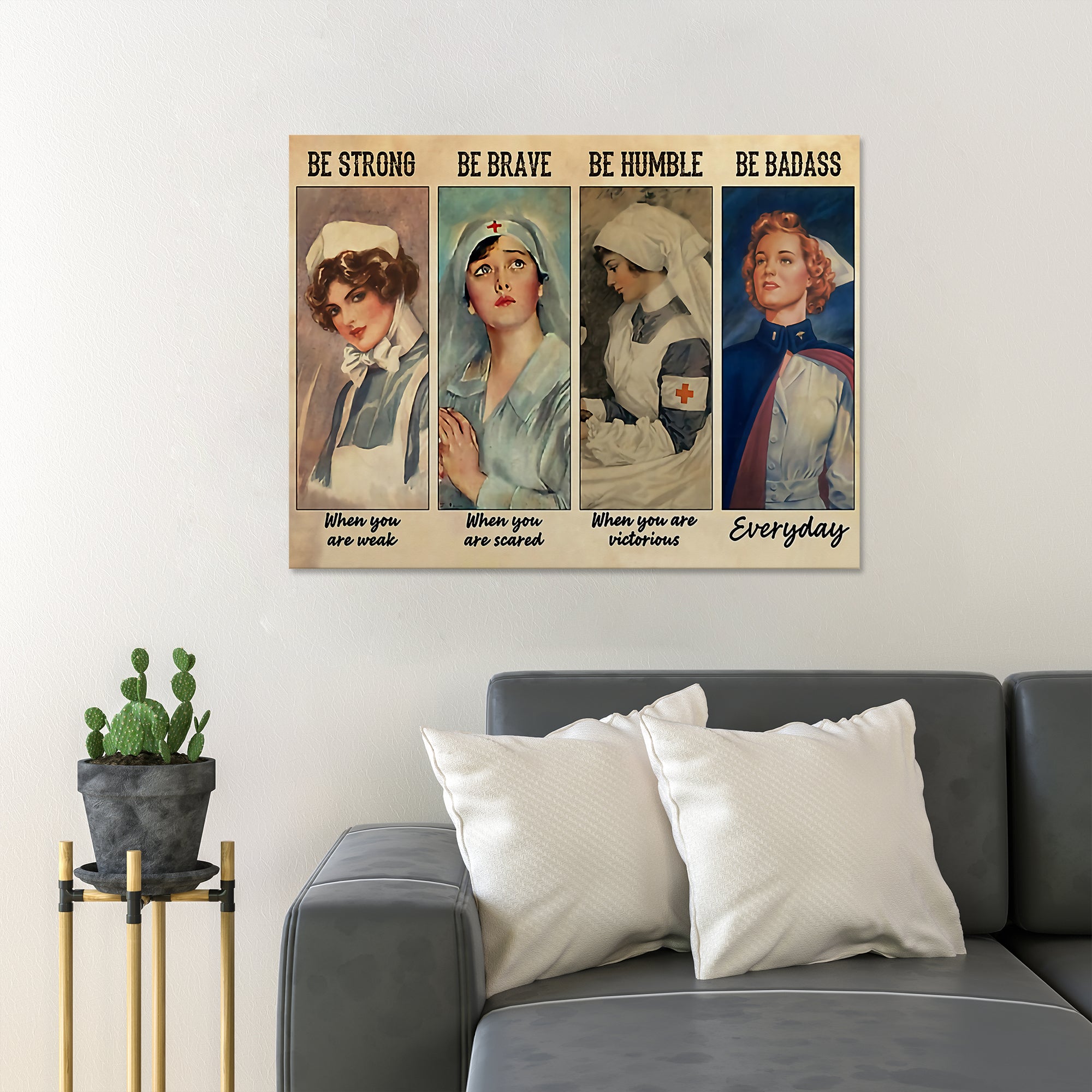 The Beautiful Nurses Gallery Wrapped Canvas