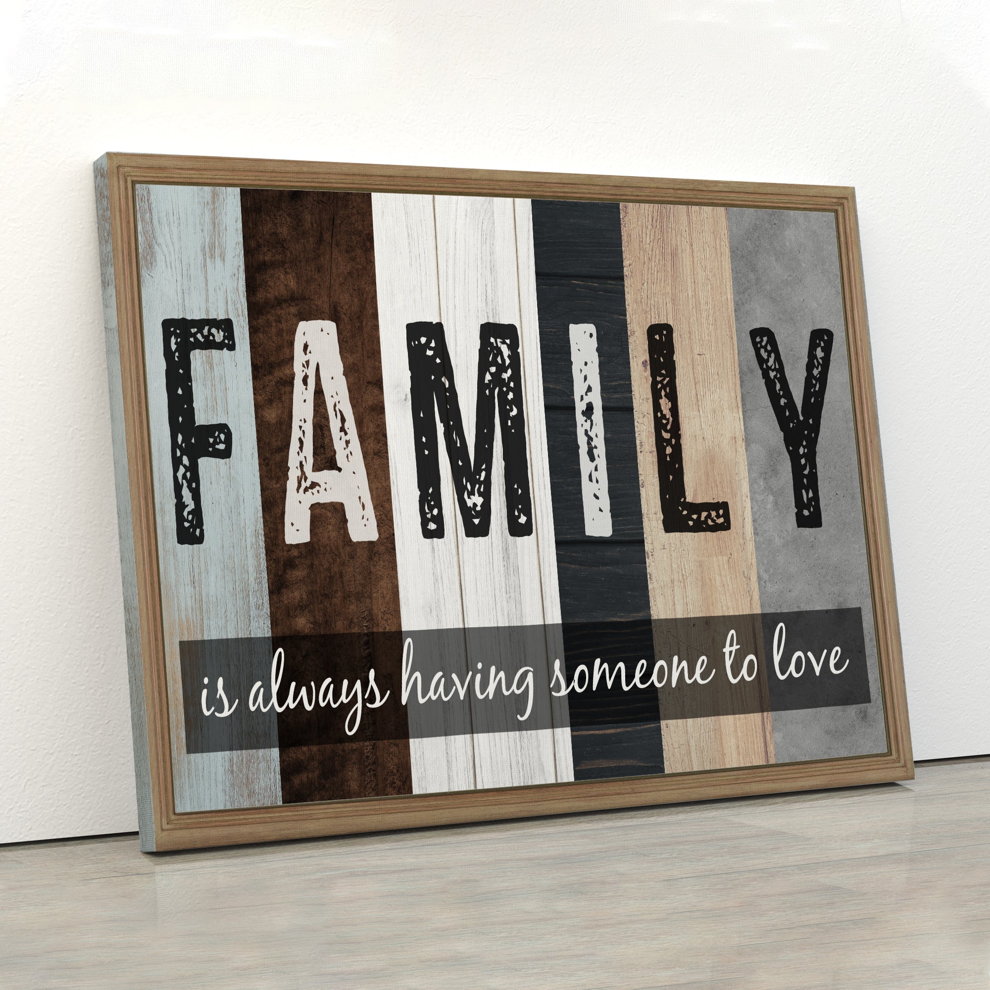 Family - Having Someone To Love Gallery Wrapped Canvas